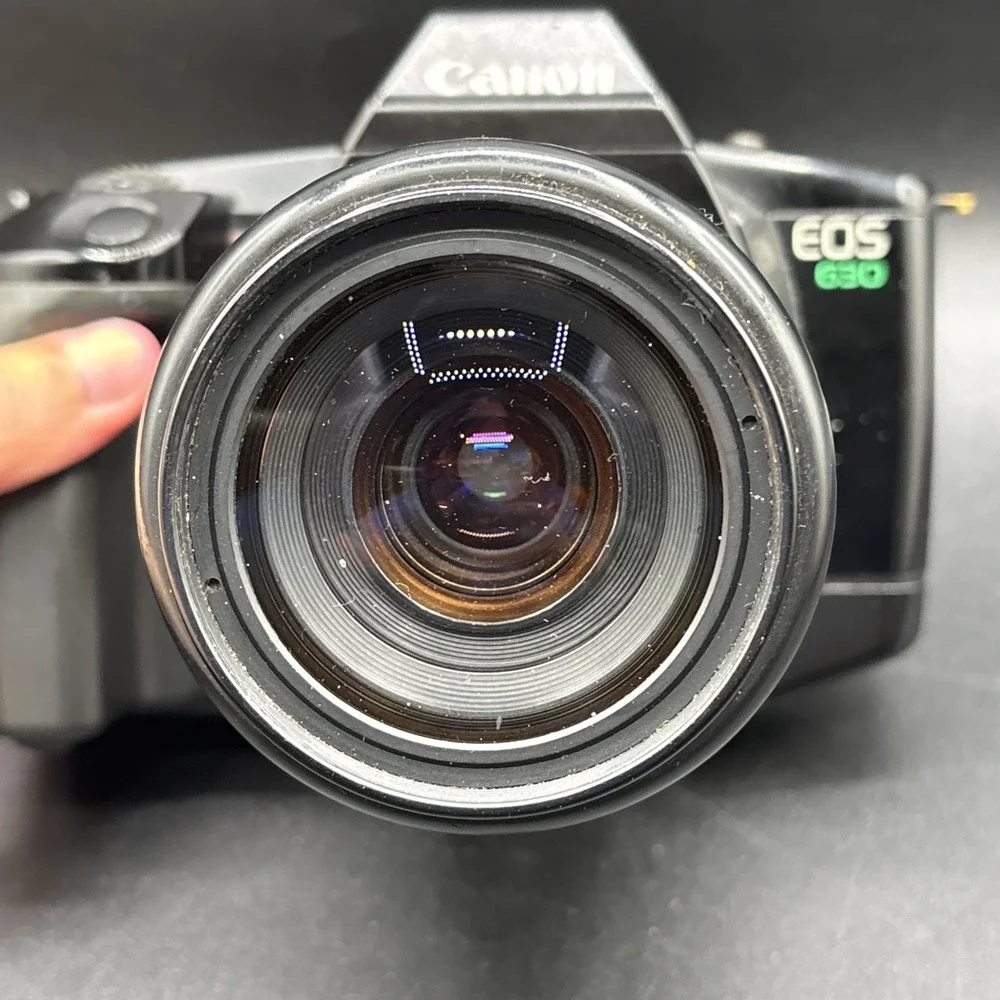 Canon EOS 630 35mm Film Camera + Canon EF 35-135mm f/4-5.6 Lens Tested Working